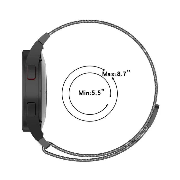 Bracelet de montre milanais, pour Samsung Galaxy Watch 5 40mm / 44mm, pour Samsung Galaxy Watch 5 Pro 45mm