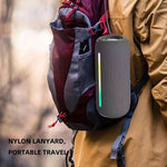 Enceinte Bluetooth sans fil étanche à lumière RGB pour extérieur HOPESTAR P39