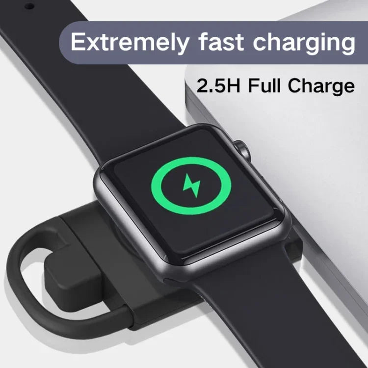 Chargeur portable sans fil intelligent double USB T09-A pour Apple Watch Series, pour Apple Watch Series