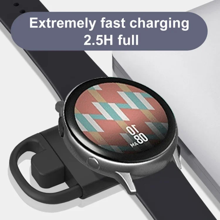 Chargeur portable sans fil intelligent T09-S USB+Type-C pour montres Samsung, pour montres Samsung