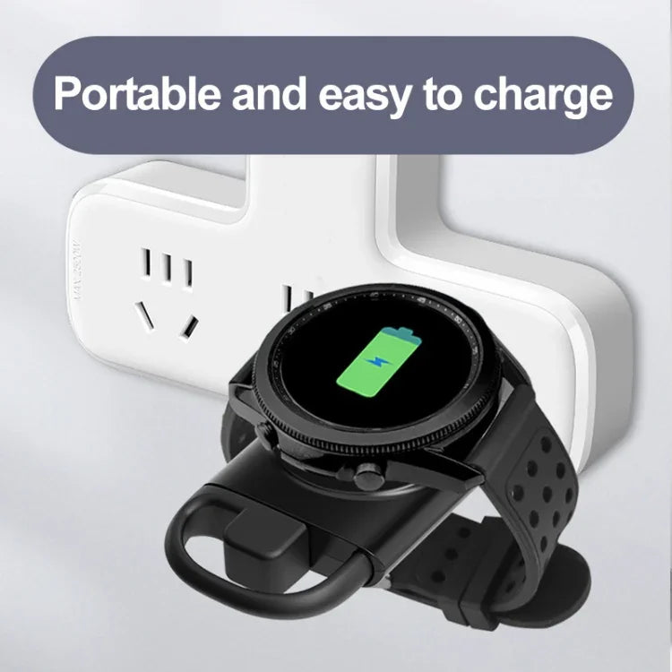 Chargeur portable sans fil intelligent T09-S USB+Type-C pour montres Samsung, pour montres Samsung