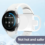 Chargeur portable sans fil intelligent T09-S USB+Type-C pour montres Samsung, pour montres Samsung