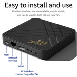 Boîtier TV Android D9 PRO 2.4G/5G WIFI 4K HD, D9 PRO prise australienne, D9 PRO prise américaine, D9 PRO prise européenne, D9 PRO prise britannique