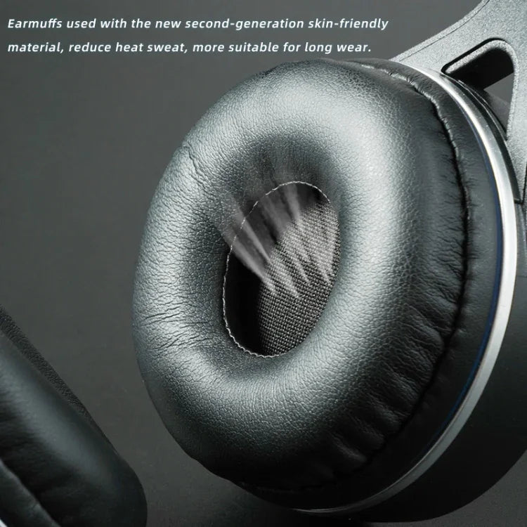 Casque de jeu ergonomique Bluetooth sans fil avec microphone long SOYTO SY-T30C, réduction de bruit, SY-T30C
