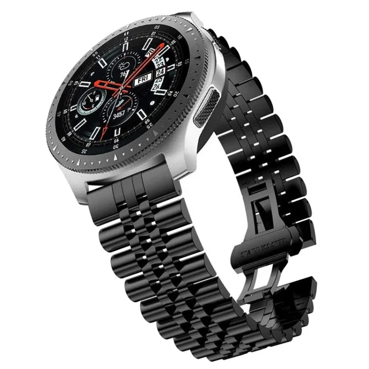 Bracelet de montre en acier inoxydable à cinq billes pour Samsung Galaxy Watch 5 40 mm / 44 mm