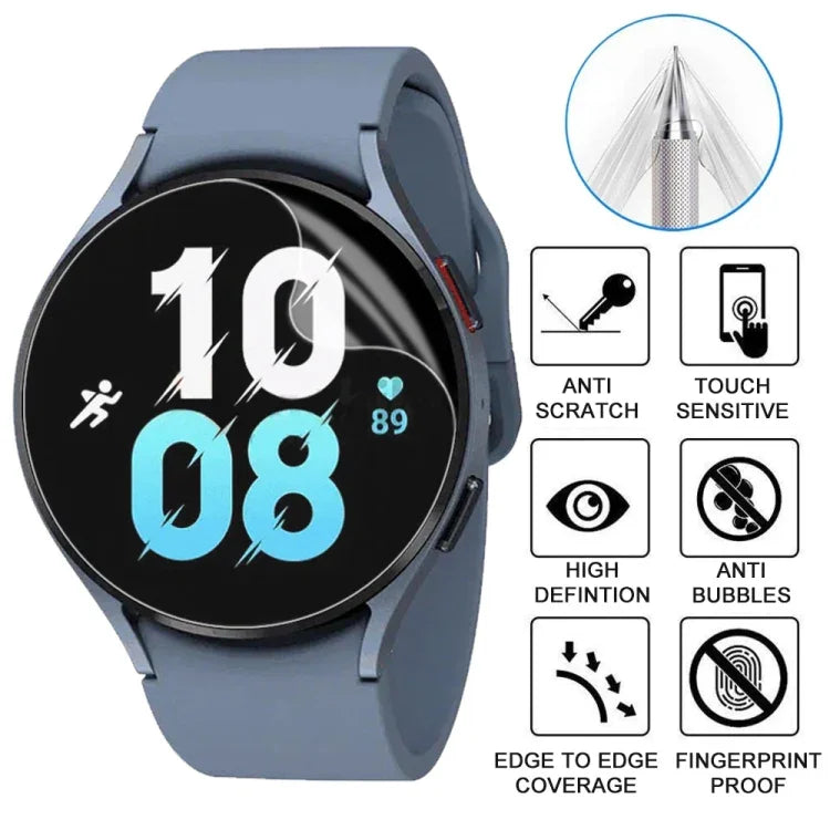 Film hydrogel souple pour protection d'écran de montre, pour Samsung Galaxy Watch5 44mm