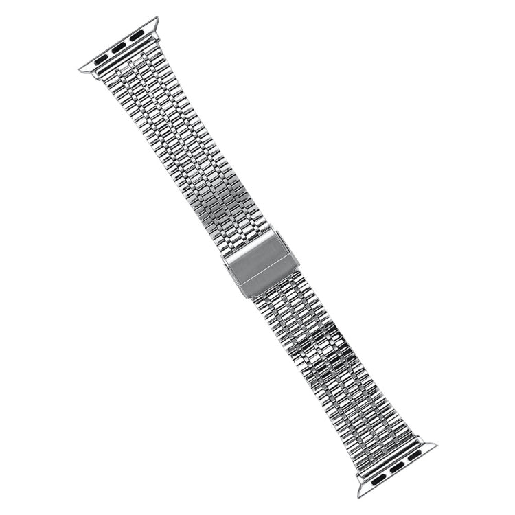 Bracelet de montre en acier pour Apple Watch Series 7 45mm / 6&SE&5&4 44mm / 3&2&1 42mm, 7 41mm / 6&SE&5&4 40mm / 3&2&1 38mm