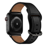 Bracelet de montre en cuir véritable pour Apple Watch Series, 7 45mm / 6&SE&5&4 44mm / 3&2&1 42mm, 7 41mm / 6&SE&5&4 40mm / 3&2&1 38mm
