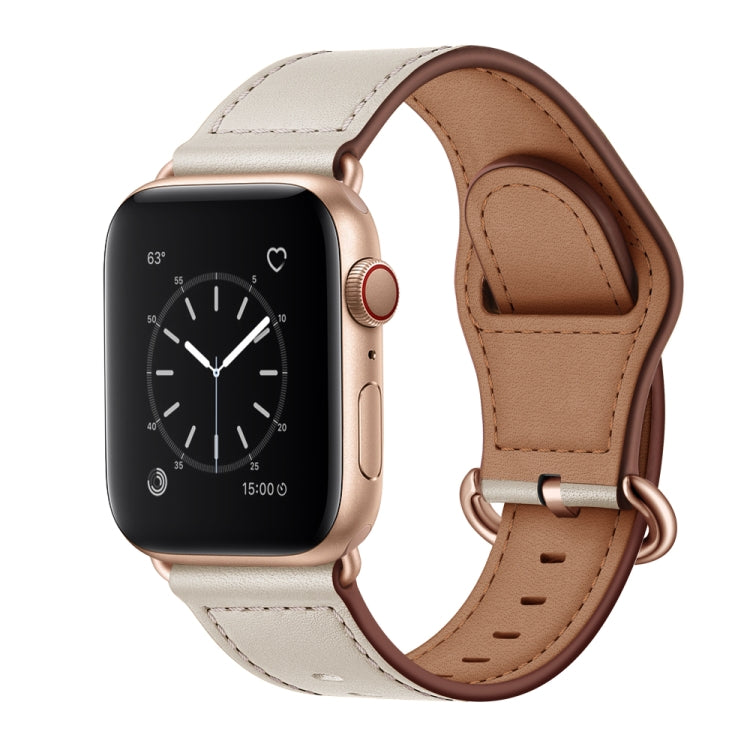 Bracelet de montre en cuir véritable pour Apple Watch Series, 7 45mm / 6&SE&5&4 44mm / 3&2&1 42mm, 7 41mm / 6&SE&5&4 40mm / 3&2&1 38mm