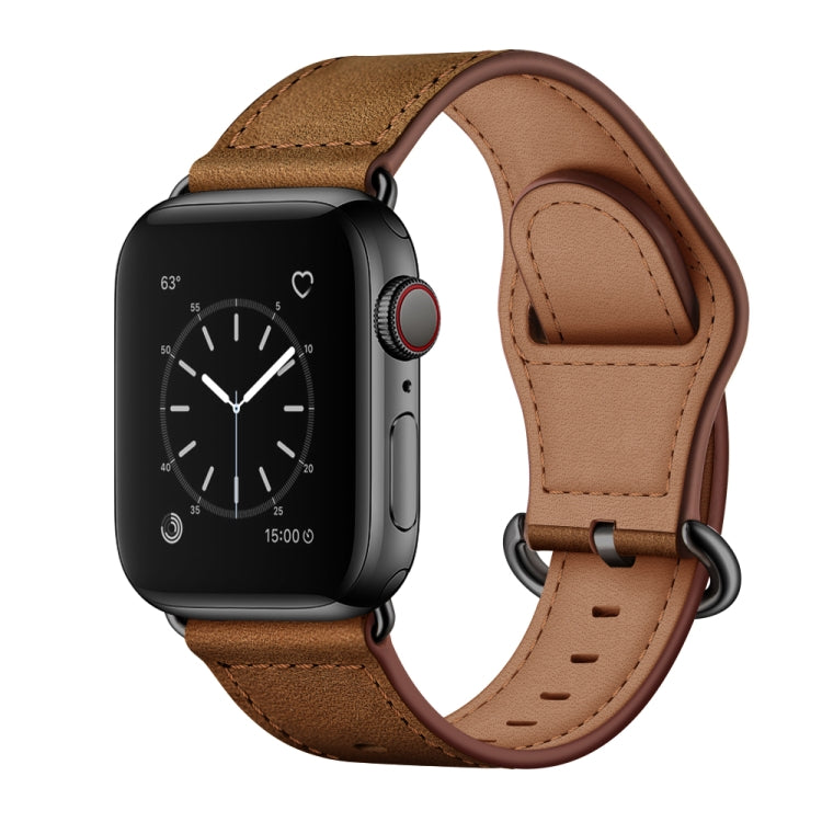 Bracelet de montre en cuir véritable pour Apple Watch Series, 7 45mm / 6&SE&5&4 44mm / 3&2&1 42mm, 7 41mm / 6&SE&5&4 40mm / 3&2&1 38mm