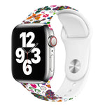 Bracelet de montre à impression "clou unique" pour Apple Watch Series, 7 45mm / 6&SE&5&4 44mm / 3&2&1 42mm, 7 41mm / 6&SE&5&4 40mm / 3&2&1 38mm