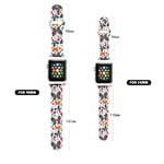 Bracelet de montre à impression "clou unique" pour Apple Watch Series, 7 45mm / 6&SE&5&4 44mm / 3&2&1 42mm, 7 41mm / 6&SE&5&4 40mm / 3&2&1 38mm
