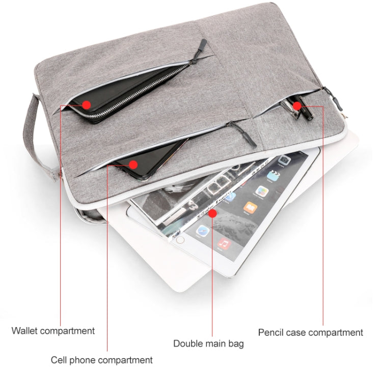 Sac à main d'ordinateur portable décontracté portable C310, 13-13,3 pouces, 15,4-16 pouces, 15,6-17 pouces