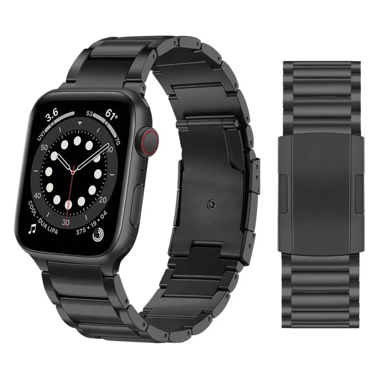 Bracelet de montre en alliage de titane pour Apple Watch Series, 7 45mm / 6&SE&5&4 44mm / 3&2&1 42mm, 7 41mm / 6&SE&5&4 40mm / 3&2&1 38mm