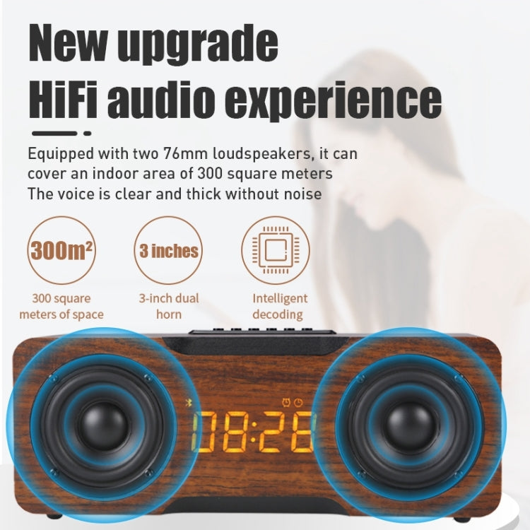 Enceinte Bluetooth multifonctionnelle avec réveil M8C