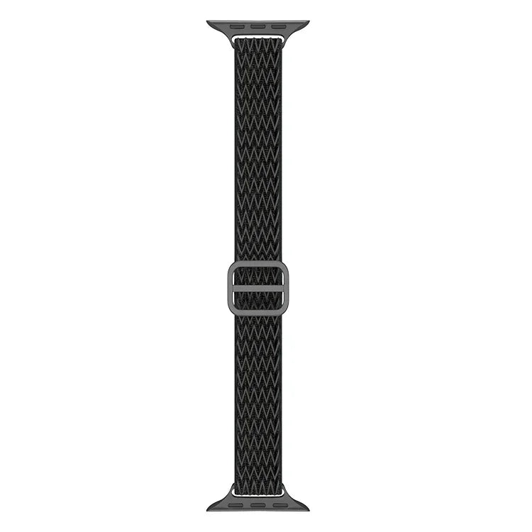 Bracelet de montre en nylon à petite taille de vague pour Apple Watch Series, 7 45mm / 6&SE&5&4 44mm / 3&2&1 42mm, 7 41mm / 6&SE&5&4 40mm / 3&2&1 38mm