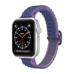 Bracelet de montre en nylon à petite taille de vague pour Apple Watch Series, 7 45mm / 6&SE&5&4 44mm / 3&2&1 42mm, 7 41mm / 6&SE&5&4 40mm / 3&2&1 38mm