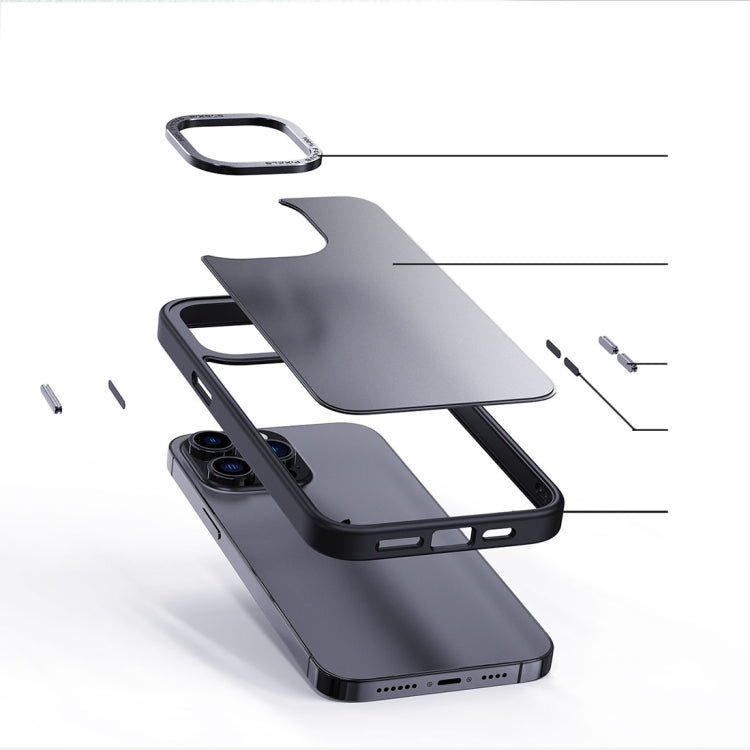 Gold Version Frosted Back Shockproof Phone Case, For iPhone 14, For iPhone 14 Plus, For iPhone 14 Pro, For iPhone 14 Pro Max