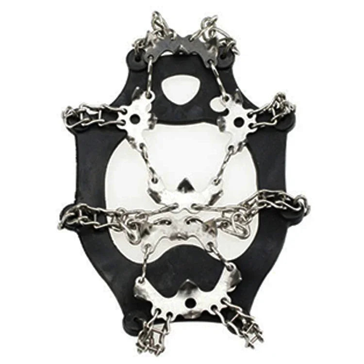 1 paire de crampons antiglisse à 19 dents pour chaussures de randonnée/escalade, taille L (noir), taille L (orange), taille XL (noir), taille XL (orange)
