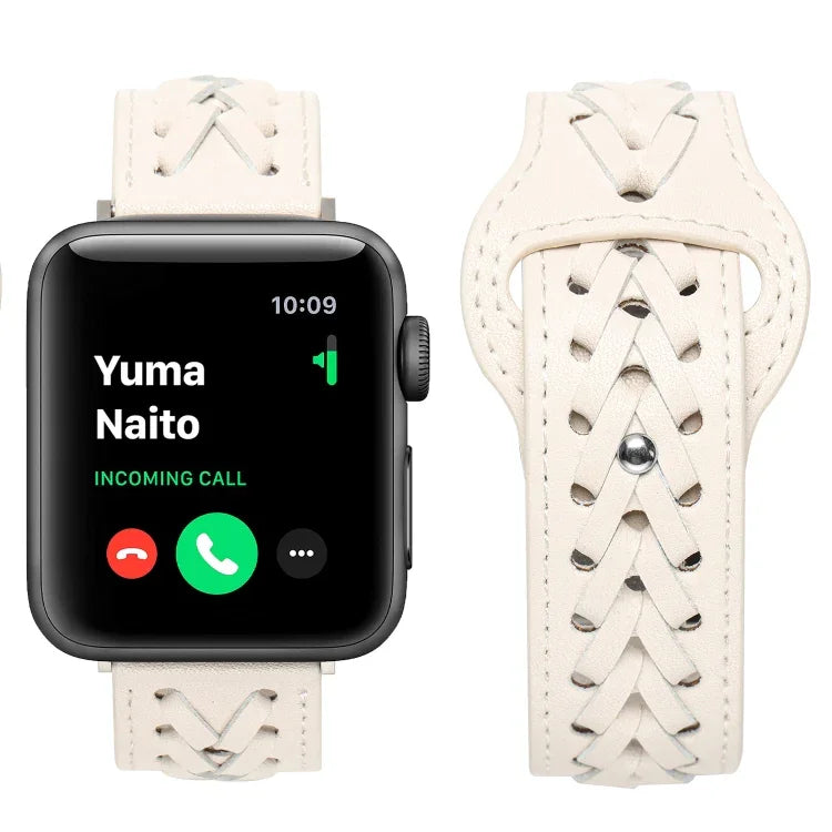 Bracelet de montre tissé pour Apple Watch Series, 7 45mm / 6&SE&5&4 44mm / 3&2&1 42mm, 7 41mm / 6&SE&5&4 40mm / 3&2&1 38mm