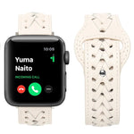 Bracelet de montre tissé pour Apple Watch Series, 7 45mm / 6&SE&5&4 44mm / 3&2&1 42mm, 7 41mm / 6&SE&5&4 40mm / 3&2&1 38mm