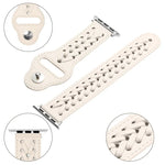 Bracelet de montre tissé pour Apple Watch Series, 7 45mm / 6&SE&5&4 44mm / 3&2&1 42mm, 7 41mm / 6&SE&5&4 40mm / 3&2&1 38mm