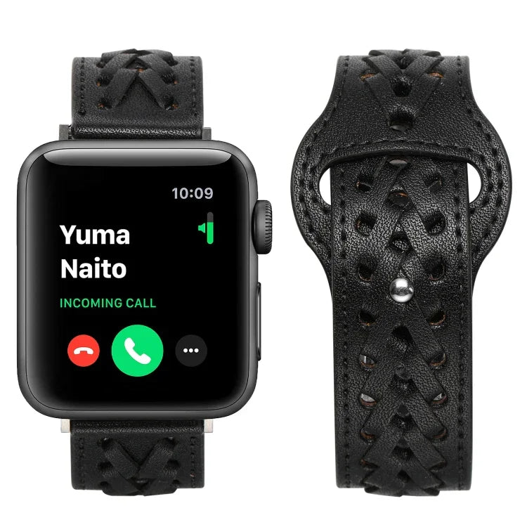 Bracelet de montre tissé pour Apple Watch Series, 7 45mm / 6&SE&5&4 44mm / 3&2&1 42mm, 7 41mm / 6&SE&5&4 40mm / 3&2&1 38mm