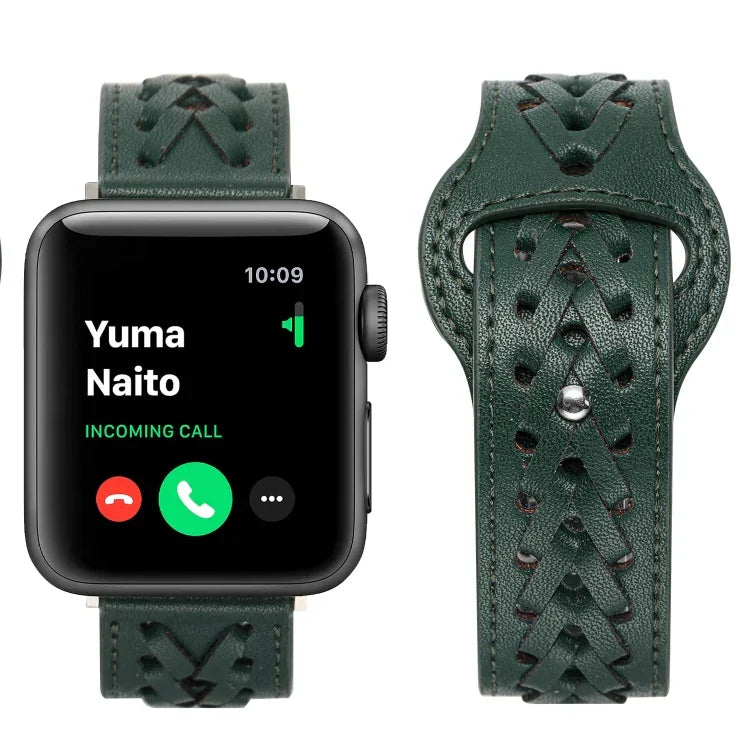 Bracelet de montre tissé pour Apple Watch Series, 7 45mm / 6&SE&5&4 44mm / 3&2&1 42mm, 7 41mm / 6&SE&5&4 40mm / 3&2&1 38mm