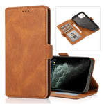 Retro Magnetic Closing Clasp Leather Case, For iPhone 14 Pro Max, For iPhone 14 Pro, For iPhone 14, For iPhone 14 Plus