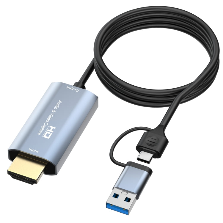 Carte de capture vidéo HD HDMI/M vers USB-Type C/M, Longueur : 2m, Z36