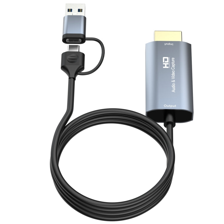 Carte de capture vidéo HD HDMI/M vers USB-Type C/M, Longueur : 2m, Z36