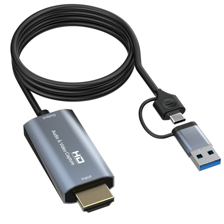 Carte de capture vidéo HD HDMI/M vers USB-Type C/M, Longueur : 2m, Z36