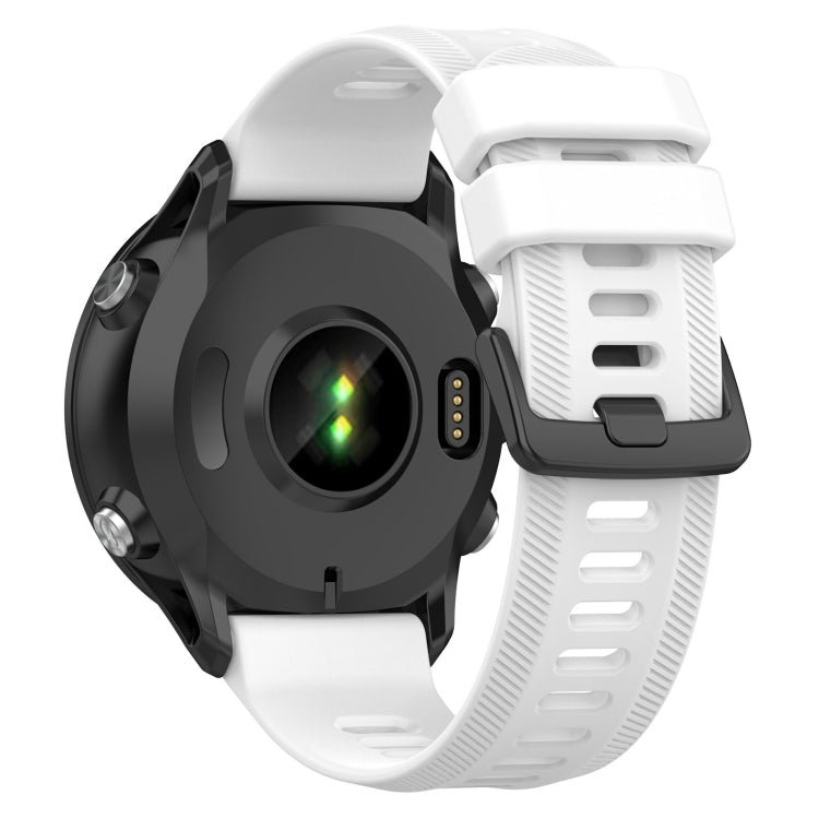 22mm Silicone Twill Watch Band, For Garmin Forerunner 955