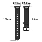 For Xiaomi Mi Band 7 Pro Solid Color Silicone Watch Band