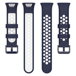 For Xiaomi Mi Band 7 Pro Two-Color Breathable Silicone Watch Band
