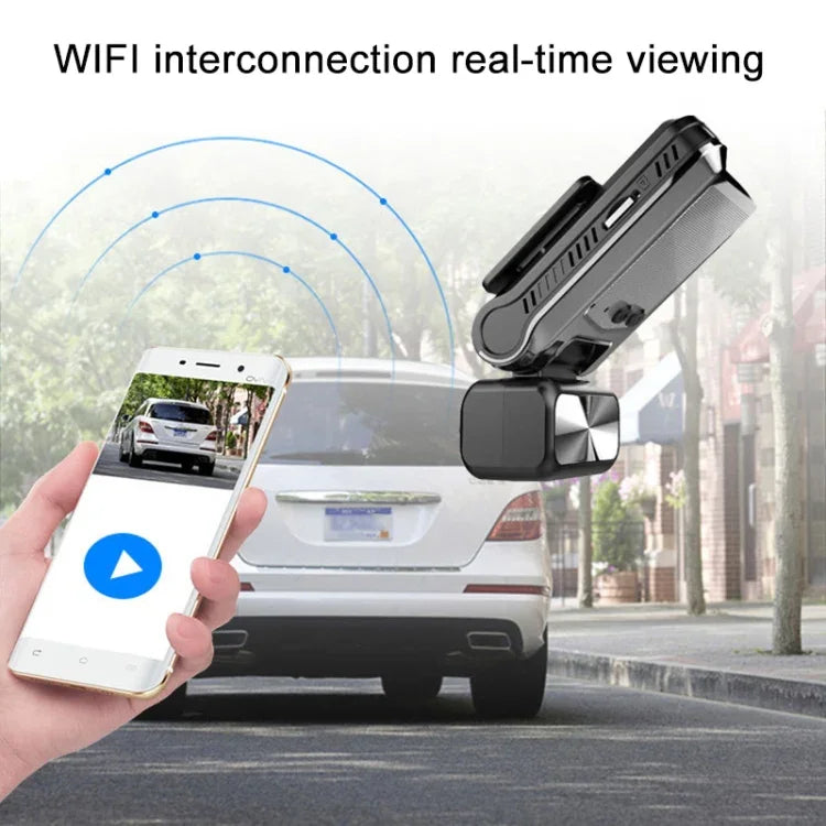 Caméra Unique HD Vision Nocturne WiFi Caméra Tableau de Bord Voiture Enregistreur de Conduite, Caméra Unique 1080P, Caméra Unique 2K, Caméra Unique 4K