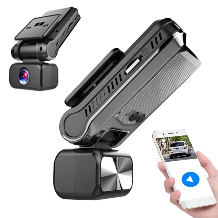 Caméra Unique HD Vision Nocturne WiFi Caméra Tableau de Bord Voiture Enregistreur de Conduite, Caméra Unique 1080P, Caméra Unique 2K, Caméra Unique 4K