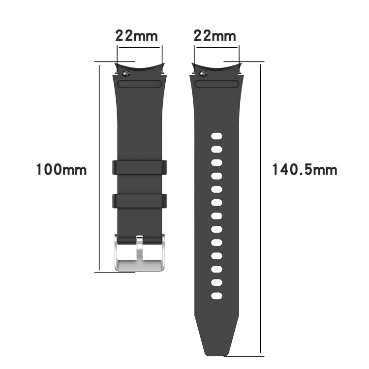 Bracelet en silicone pour Samsung Galaxy Watch5/Watch5 pro