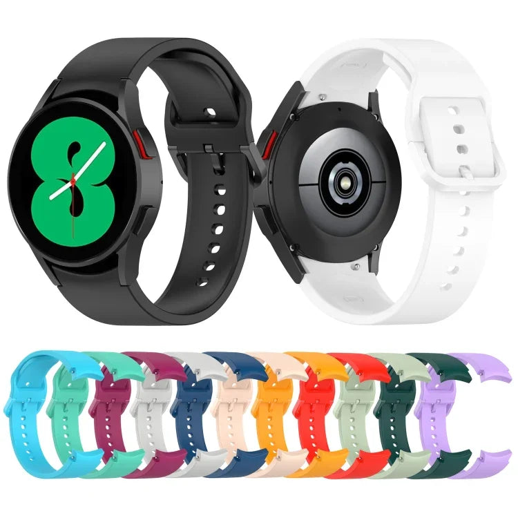 Bracelet de montre officiel en silicone, Taille:L, Pour Samsung Galaxy Watch 5 40mm, Pour Samsung Galaxy Watch 5 44mm, Pour Samsung Galaxy Watch 5 Pro 45mm