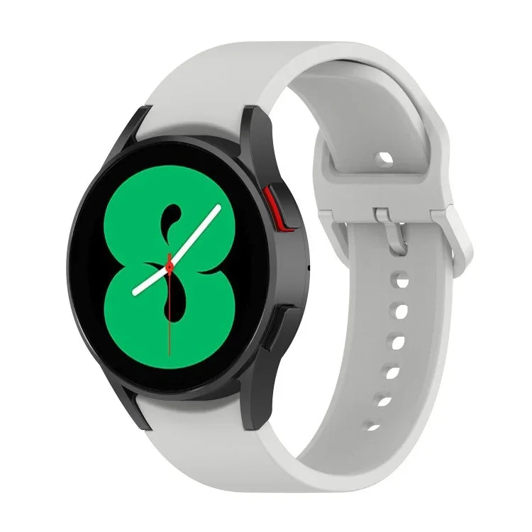 Bracelet de montre officiel en silicone, Taille:S, Pour Samsung Galaxy Watch 5 40mm, Pour Samsung Galaxy Watch 5 44mm, Pour Samsung Galaxy Watch 5 Pro 45mm