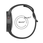 Bracelet de montre officiel en silicone, Taille:S, Pour Samsung Galaxy Watch 5 40mm, Pour Samsung Galaxy Watch 5 44mm, Pour Samsung Galaxy Watch 5 Pro 45mm