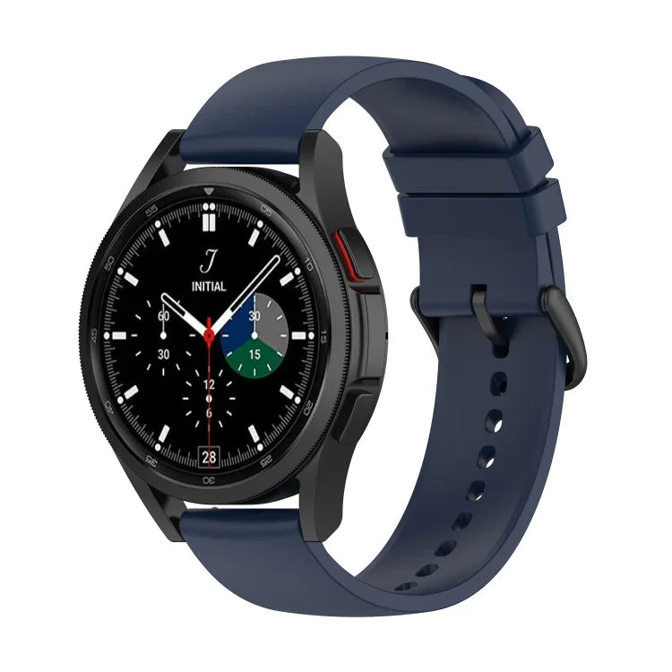 Bracelet de montre en silicone à queue ronde de 20mm, Pour Samsung Galaxy Watch 5 40mm, Pour Samsung Galaxy Watch 5 44mm, Pour Samsung Galaxy Watch 5 Pro 45mm