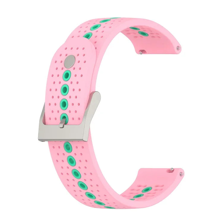 Bracelet de montre en silicone coloré de 20 mm avec trous, pour Samsung Galaxy Watch 5 40mm, pour Samsung Galaxy Watch 5 44mm, pour Samsung Galaxy Watch 5 Pro 45mm