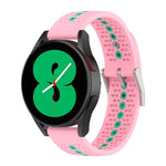 Bracelet de montre en silicone coloré de 20 mm avec trous, pour Samsung Galaxy Watch 5 40mm, pour Samsung Galaxy Watch 5 44mm, pour Samsung Galaxy Watch 5 Pro 45mm