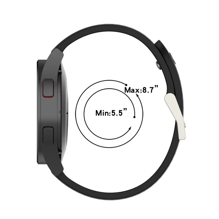 Bracelet de montre en silicone coloré de 20 mm avec trous, pour Samsung Galaxy Watch 5 40mm, pour Samsung Galaxy Watch 5 44mm, pour Samsung Galaxy Watch 5 Pro 45mm