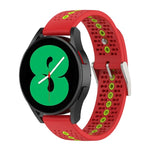Bracelet de montre en silicone coloré de 20 mm avec trous, pour Samsung Galaxy Watch 5 40mm, pour Samsung Galaxy Watch 5 44mm, pour Samsung Galaxy Watch 5 Pro 45mm