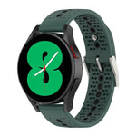 Bracelet de montre en silicone coloré de 20 mm avec trous, pour Samsung Galaxy Watch 5 40mm, pour Samsung Galaxy Watch 5 44mm, pour Samsung Galaxy Watch 5 Pro 45mm