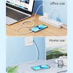 Chargeur REMAX RP-U5 Extreme 2 Series 20W PD + câble de données USB-C / Type-C vers 8 broches 1m charge rapide, prise CN, prise EU, prise US