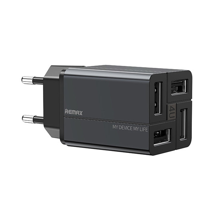 Chargeur rapide REMAX RP-U43 3.4A 4 ports USB, prise EU, prise UK