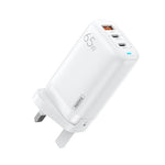 Chargeur rapide REMAX RP-U55 Territory Series 65W USB + double interface USB-C / Type-C, prise EU, prise UK, prise CN
